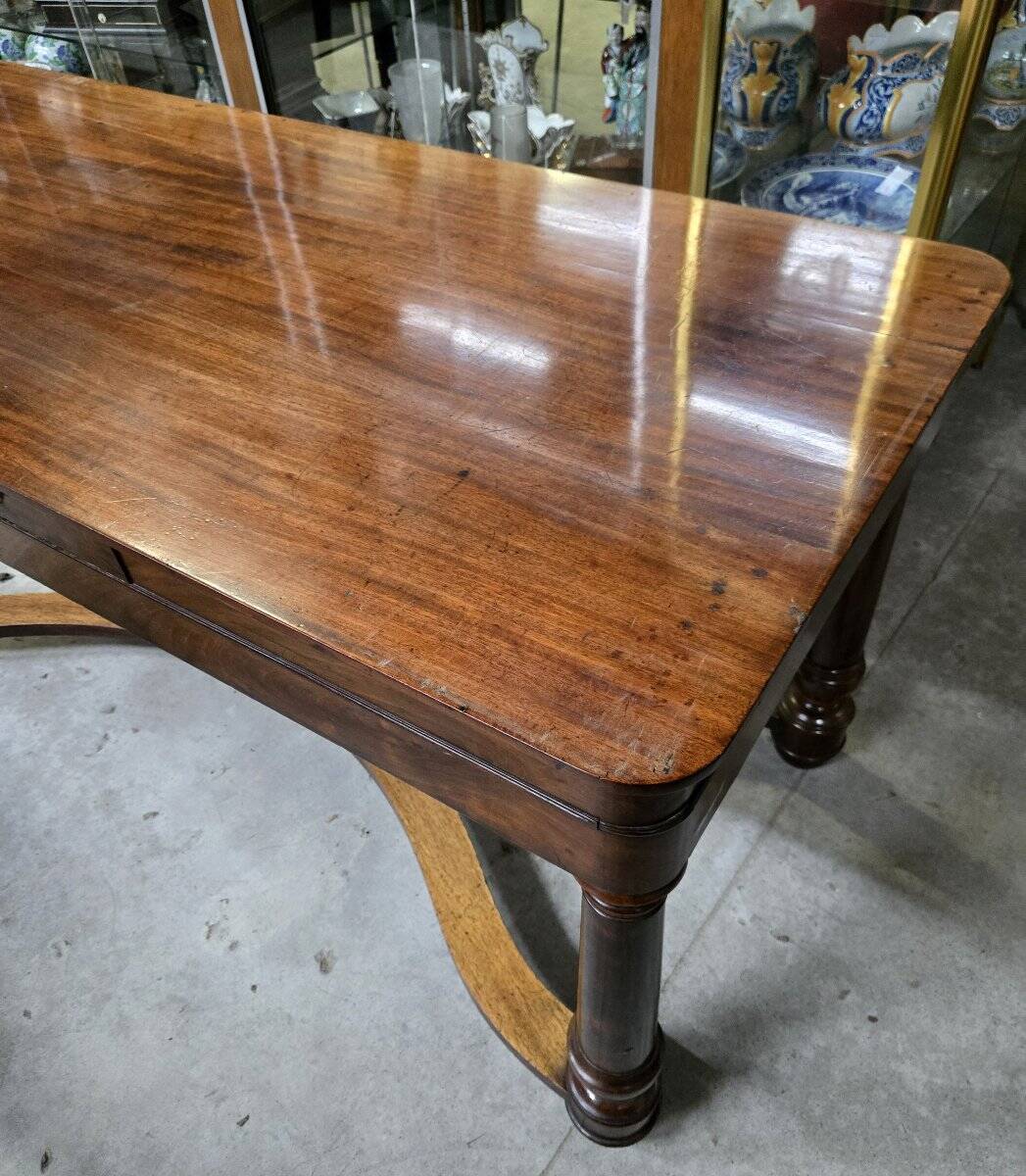 Antique Empire-style mahogany desk