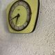 Horloge vintage flash formica jaune