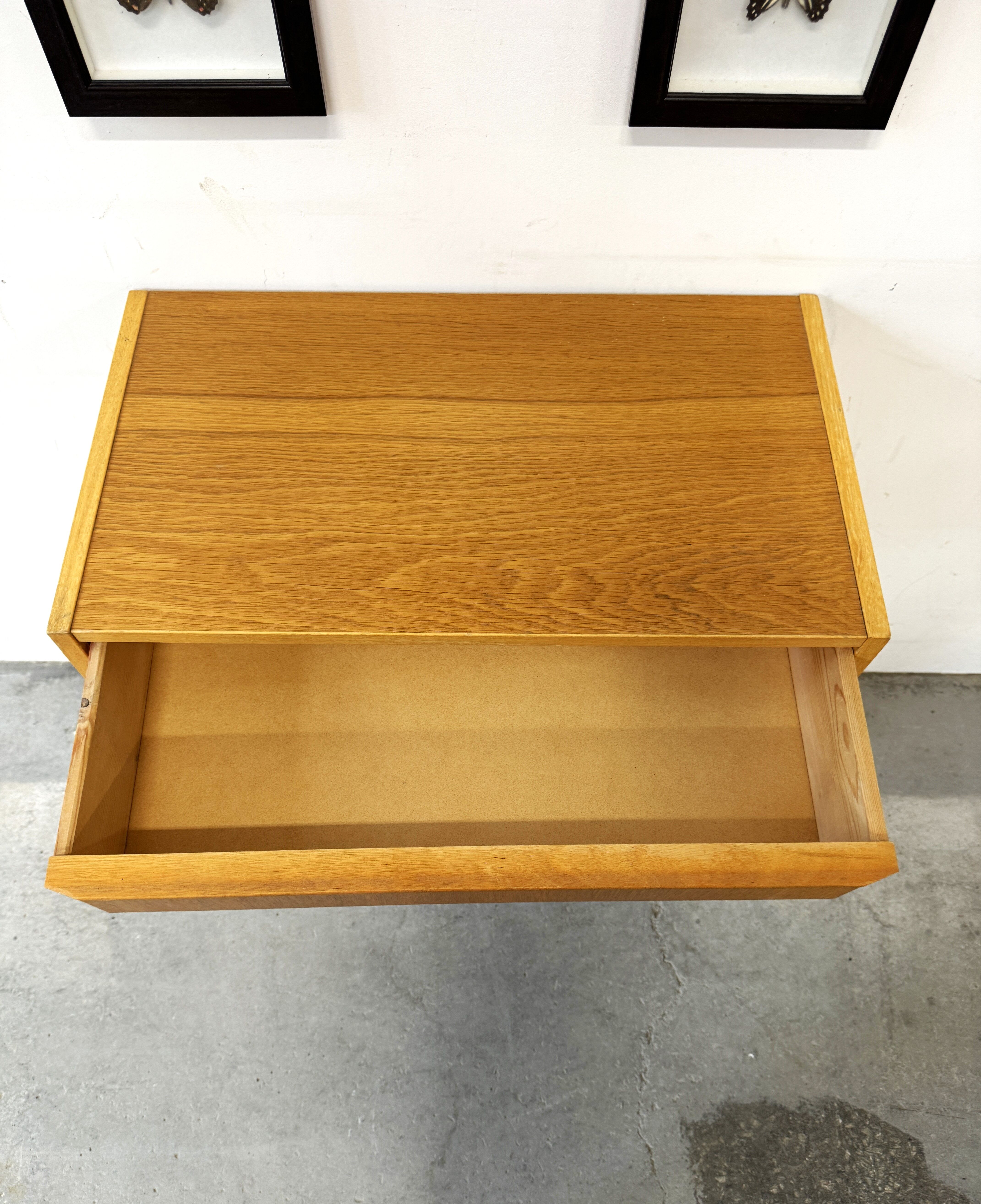 Oak Drawer Cabinet, Denmark, 1970s, Mid-C, Vintage