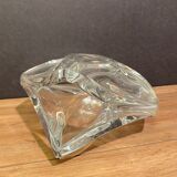 Stylized crystal vase signed Baccarat