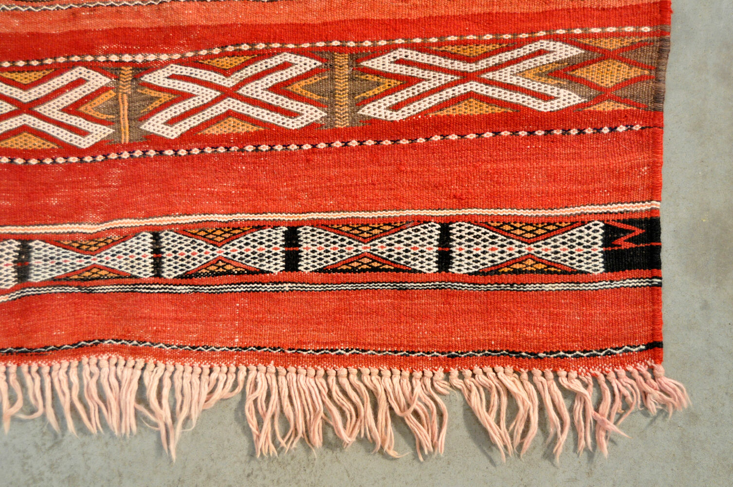 Hand-knotted rug from Morocco, 1980s  270x142cm