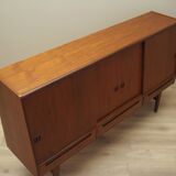Teak highboard, Danish design, 1960s, production: Denmark