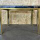 Coffees tables in chrome & brass