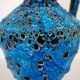 Large Fat Lava enamel vase by Charles Cart, Sea Foam, 1960