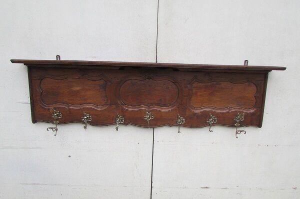 Old coat rack, 7 hooks