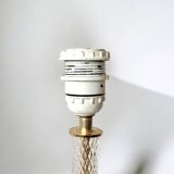 Old crystal and brass lamp base