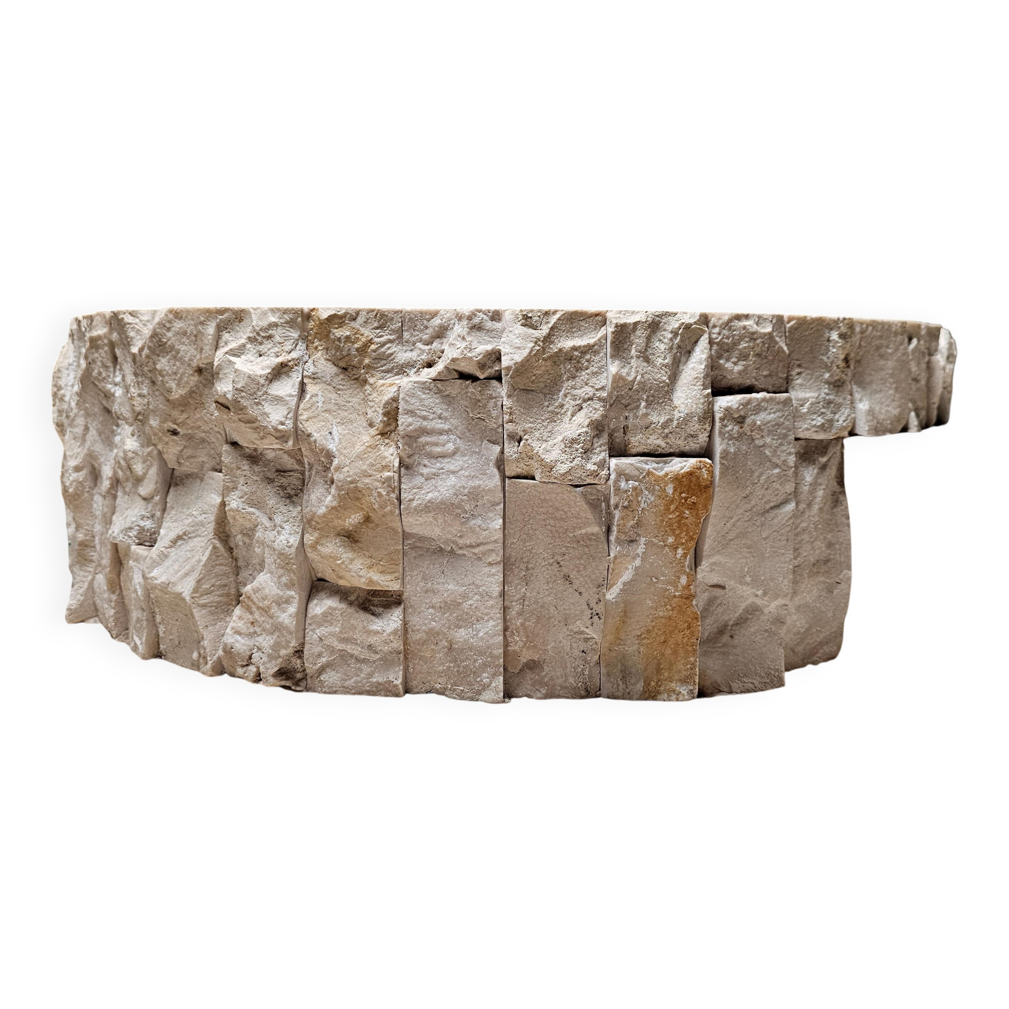Mactan stone coffee table by Magnussen Ponte, 1980s