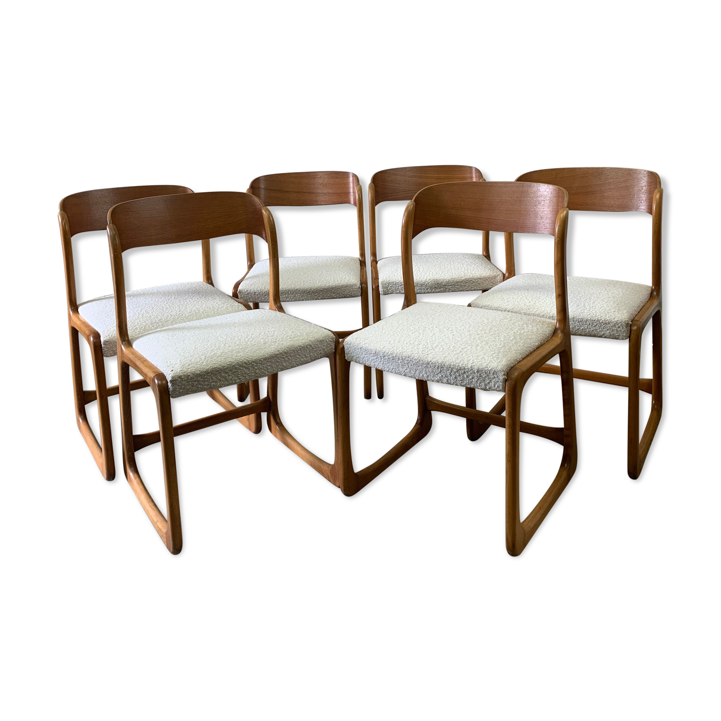Series of 6 chairs Baumann