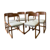 Series of 6 chairs Baumann