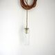 Chiseled glass suspension