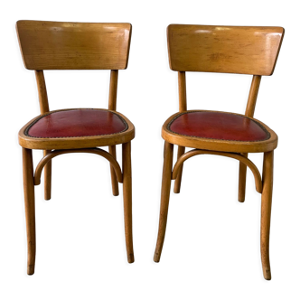Paire de chaises bistrot