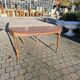 12-foot round oak table with 7 extensions / 20 people