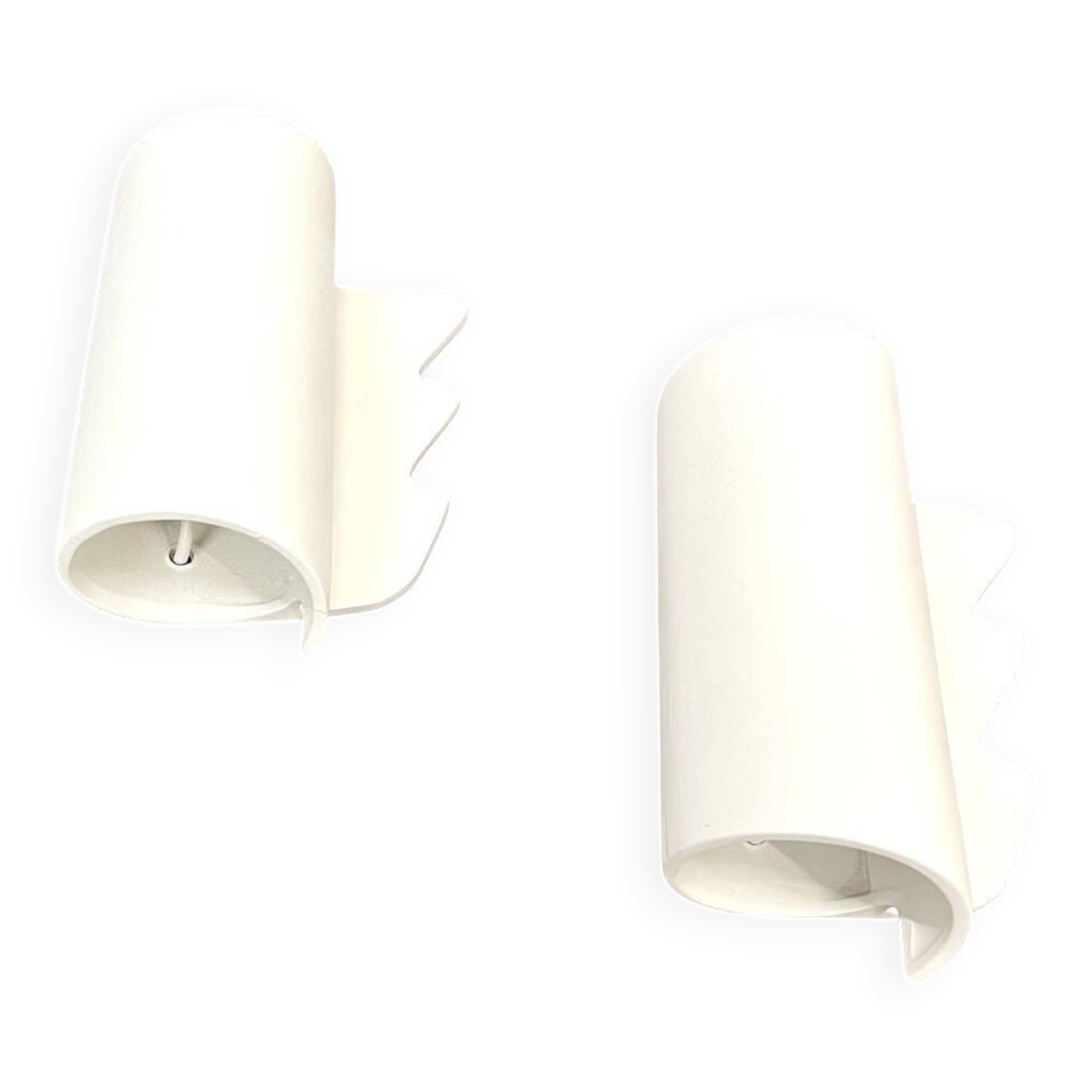 Pair of ceramic wall lights