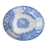Compote dish, earthenware, Sarreguemines