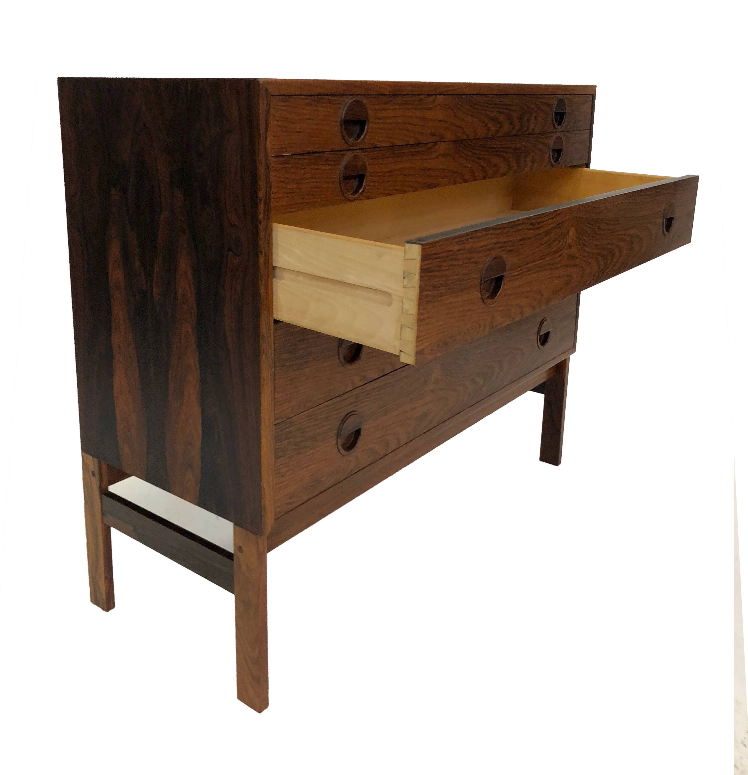 Commode vintage en palissandre, design danois, 1960