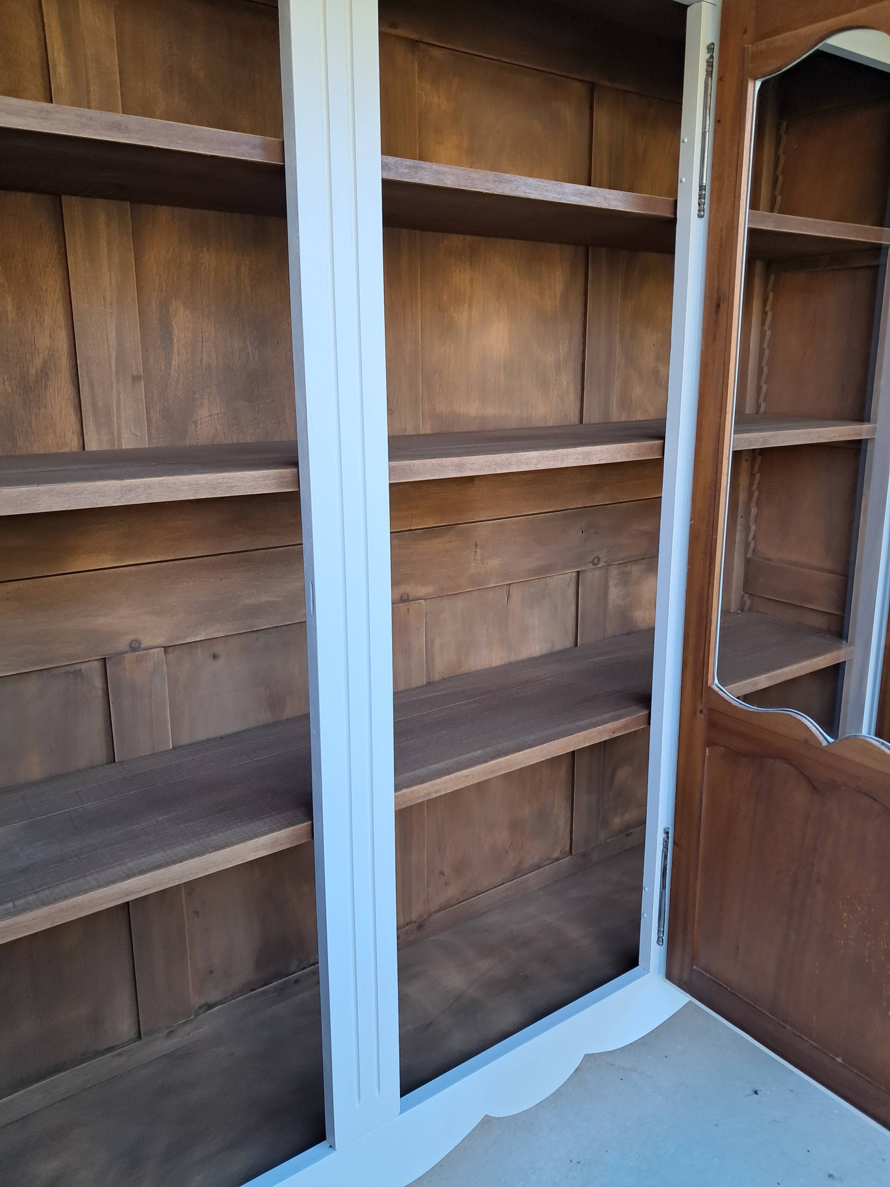 Small renovated beech bookshelf