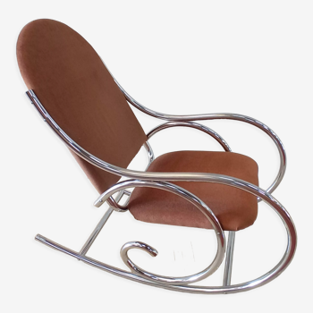 Chrome rocking chair