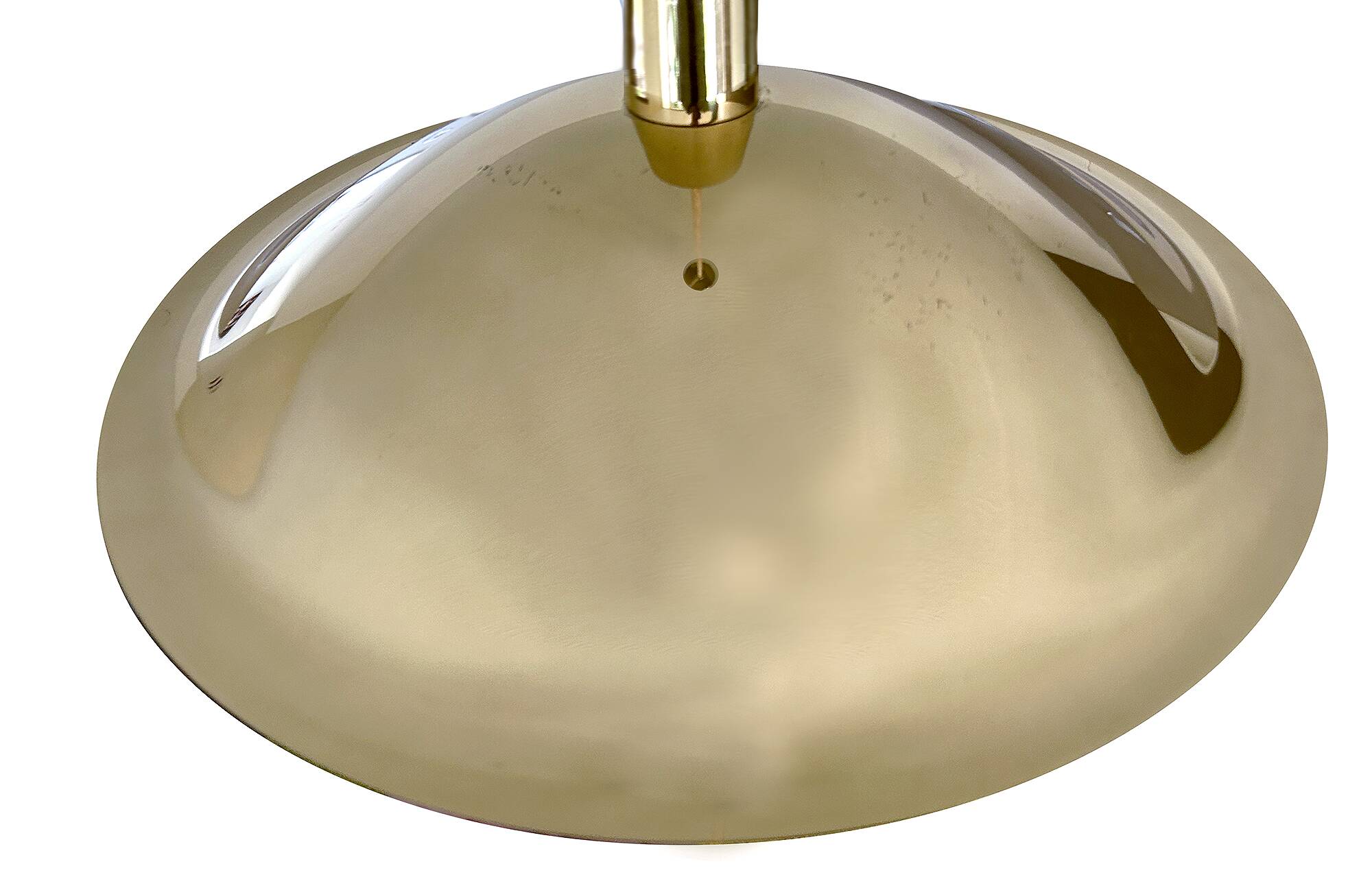 Vintage Danish Brass Pendant Light