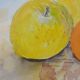 Still life framed under glass signed R. Honain33 X 27 cm