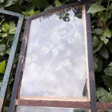 Industrial arched metal windows L73xH110 19th century glass roof