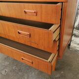 Scandinavian teak chest of drawers 1970