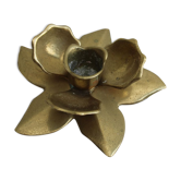 Golden candle holder