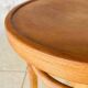 Curved wooden stool by Thonet for FMG Poland, 1930