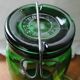 batch of 2 green jars "Made in Switzerland"