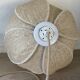 Vintage plant fibre lotus suspension