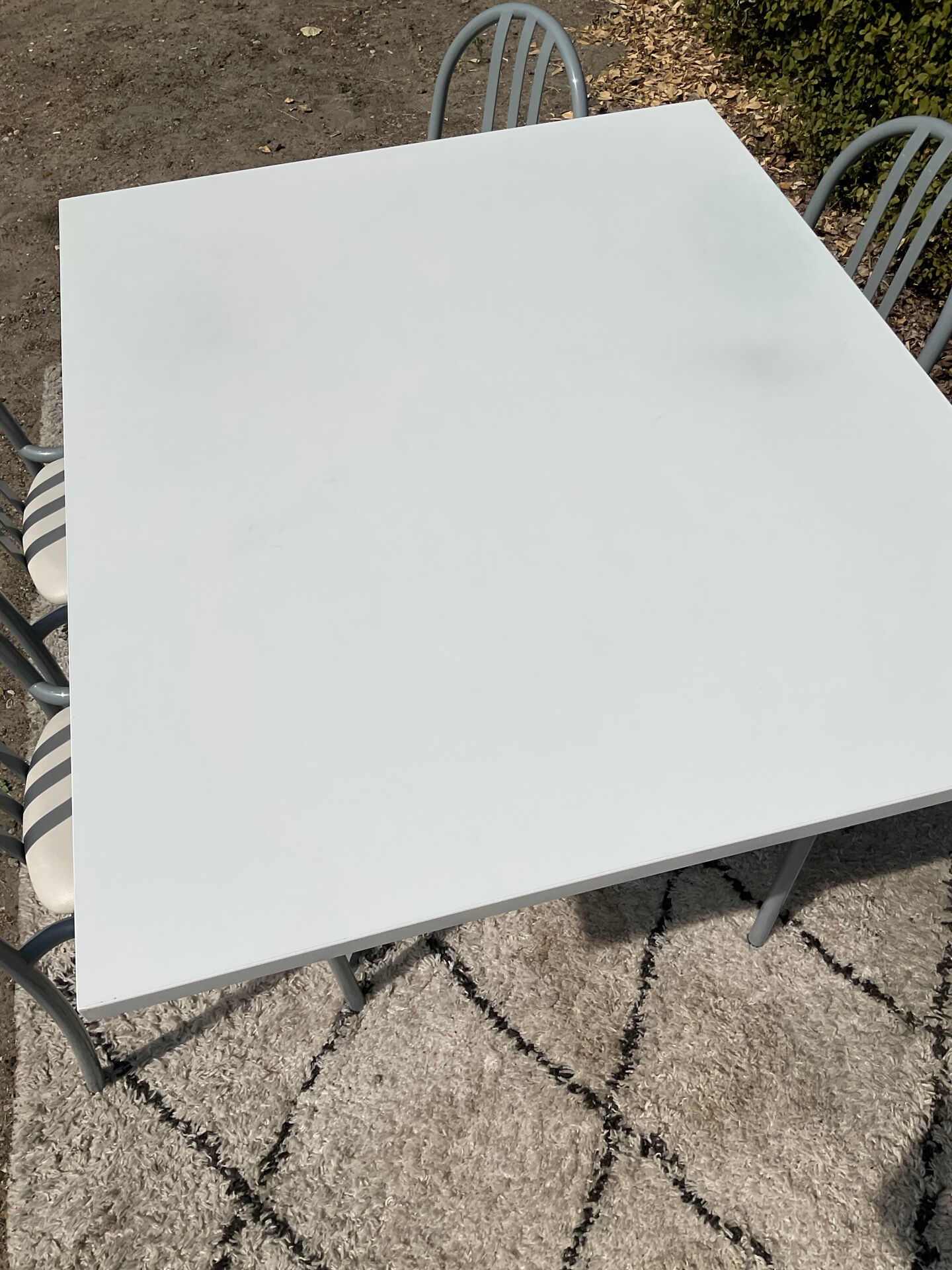 Ensemble Robert Mallet Stevens table à manger et 5 chaises