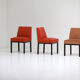 Set of six Jules Wabbes 'Louise' dining chairs for Bulo