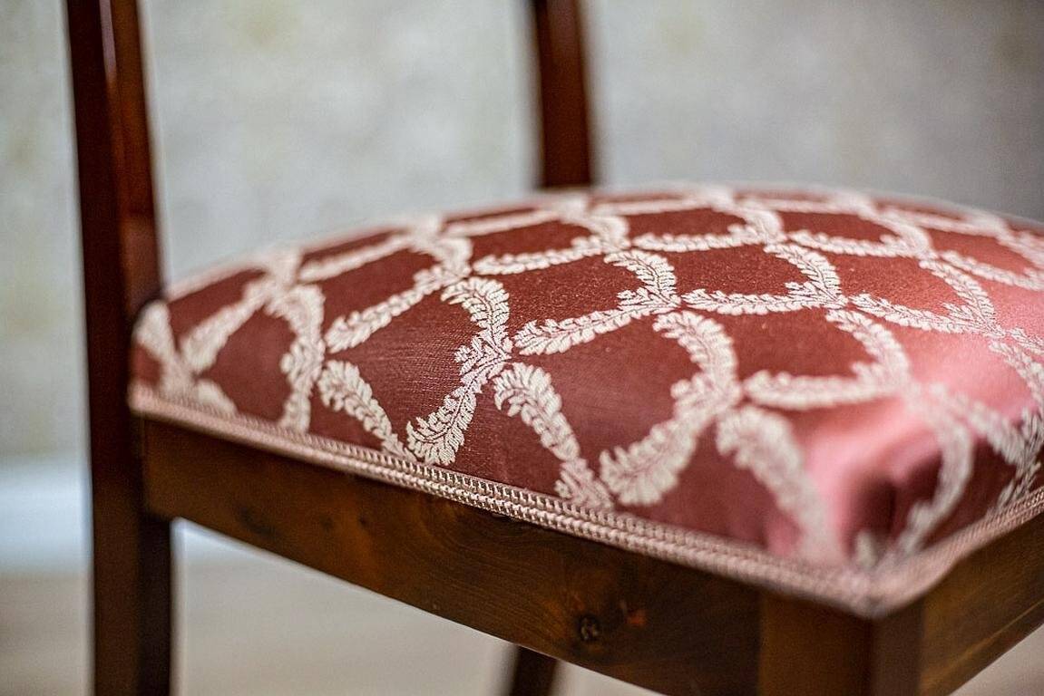 Antique Biedermeier Living Room Set, 1890s, Set of 7