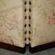 Large screen by George Smith in hardwood and floral fabric.