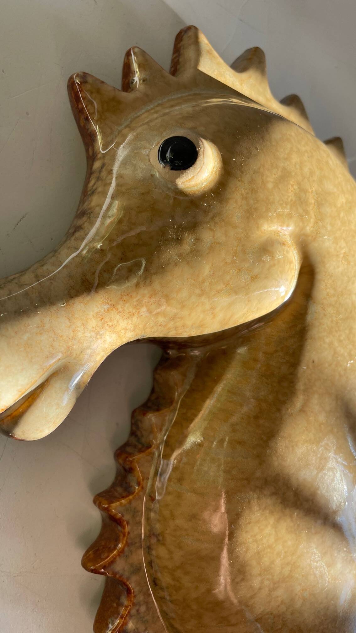 SEAHORSE Ceramic Wall Hanging VINTAGE