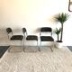 Lot of 6 chairs cantilever 70s