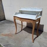 Toilet table, marble top