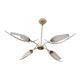 Chandelier with two vintage wall lamps house Lunel 1960