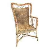 Rattan armchair
