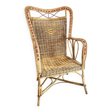 Fauteuil en rotin