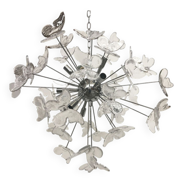 Lustre en verre de Murano