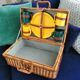 Vintage picnic basket