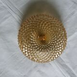 Molded glass wall lamp or ceiling lamp
