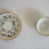 6 old Limoges porcelain tea cups PF France