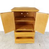 Vintage pencil reed cabinet, 1970s