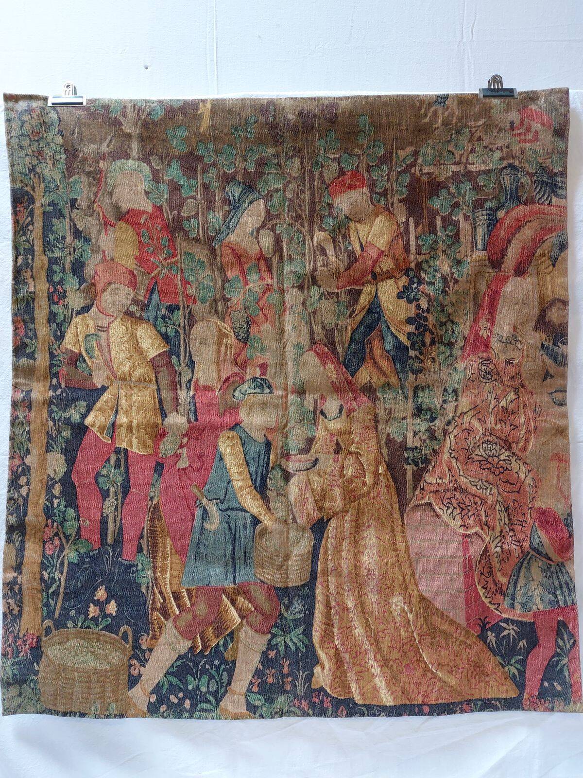 Tapisserie murale Artis Flora "Les Vendanges" dans l'esprit d'Aubusson - #1
