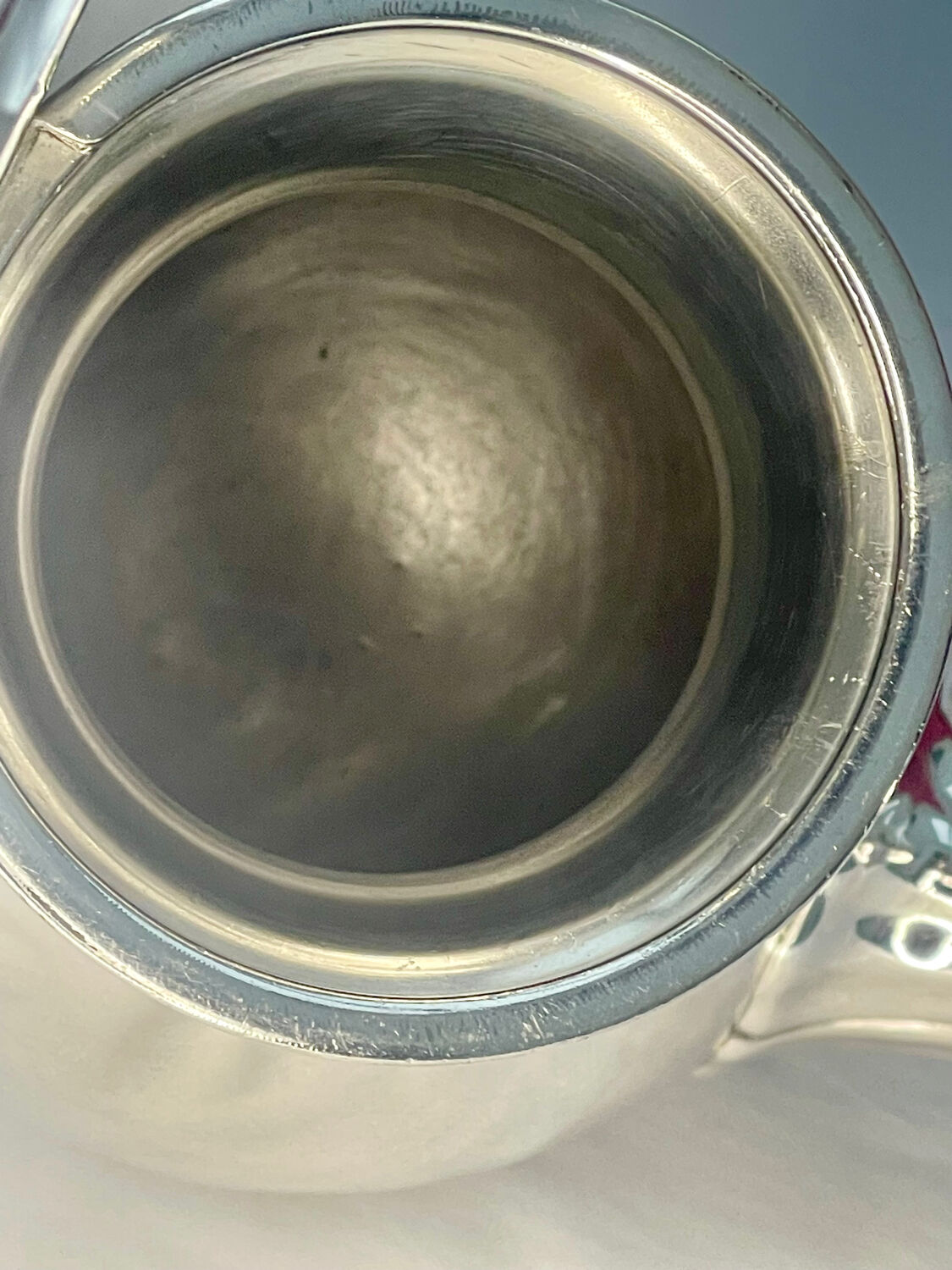 Christofle Silver-Plated Metal Coffee Pot with Blackened Wood Handle