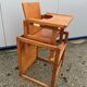 Modular wooden high chair for children