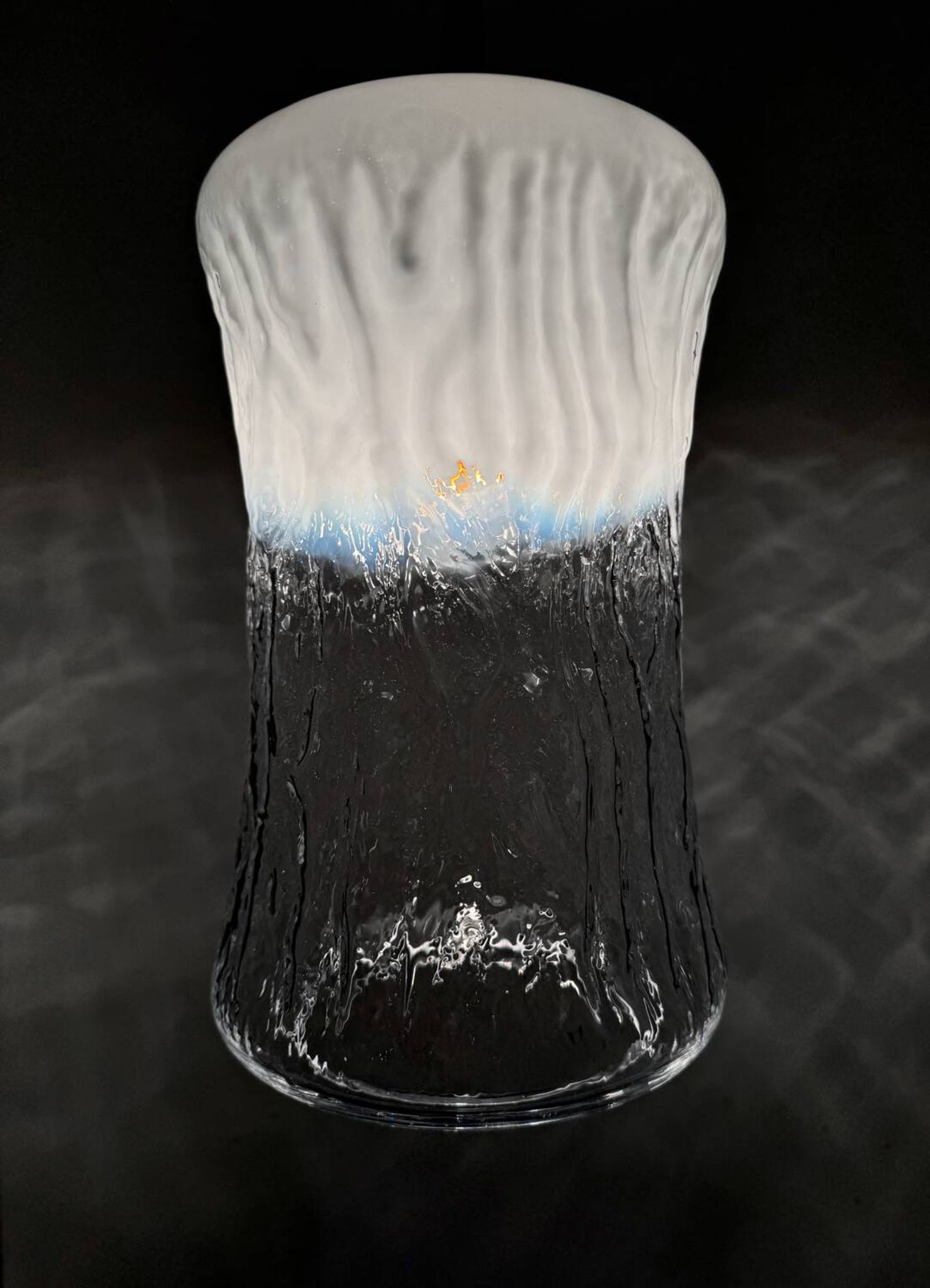Murano Targetti Sankey glass pendant light from the 70s