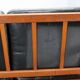 1960s Kai Kristiansen Paper Knife 3-Seater Teak Sofa in Leather , Denmark