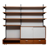 Teak wall shelf designed by Jul de Roover